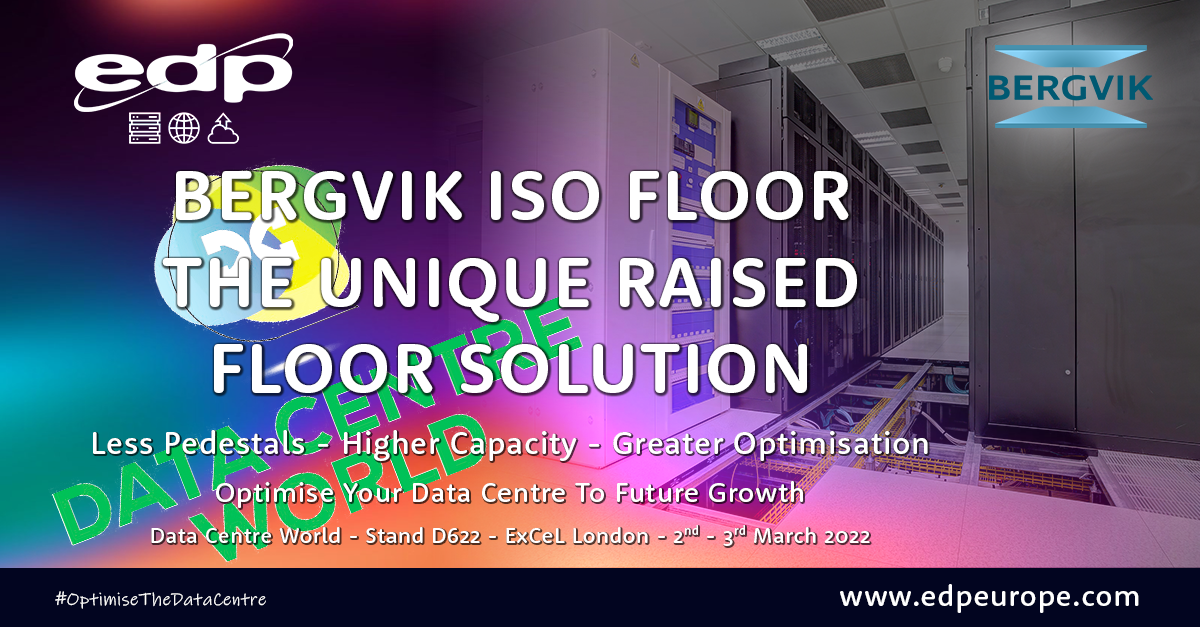 Bergvik Dynamic Raised Floor Solution Optimises Data Centre Space